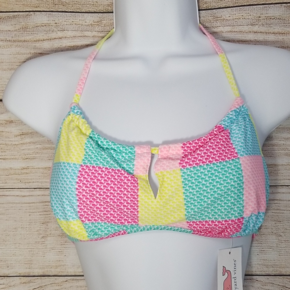 Vineyard Vines Bikini Patchwork Top XS